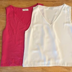 TWO BABATON MURPHY CROPPED TANKS